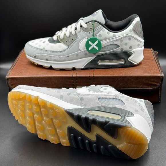 Nike Air Max 90 NRG 'Venn Diagram - Grey Fog Polka' - Picture 1 of 10